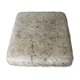 Kaiser Leuchten square wall or ceiling light, textured glass, 1960s-70s