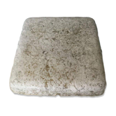 Kaiser Leuchten square wall or ceiling light, textured glass, 1960s-70s