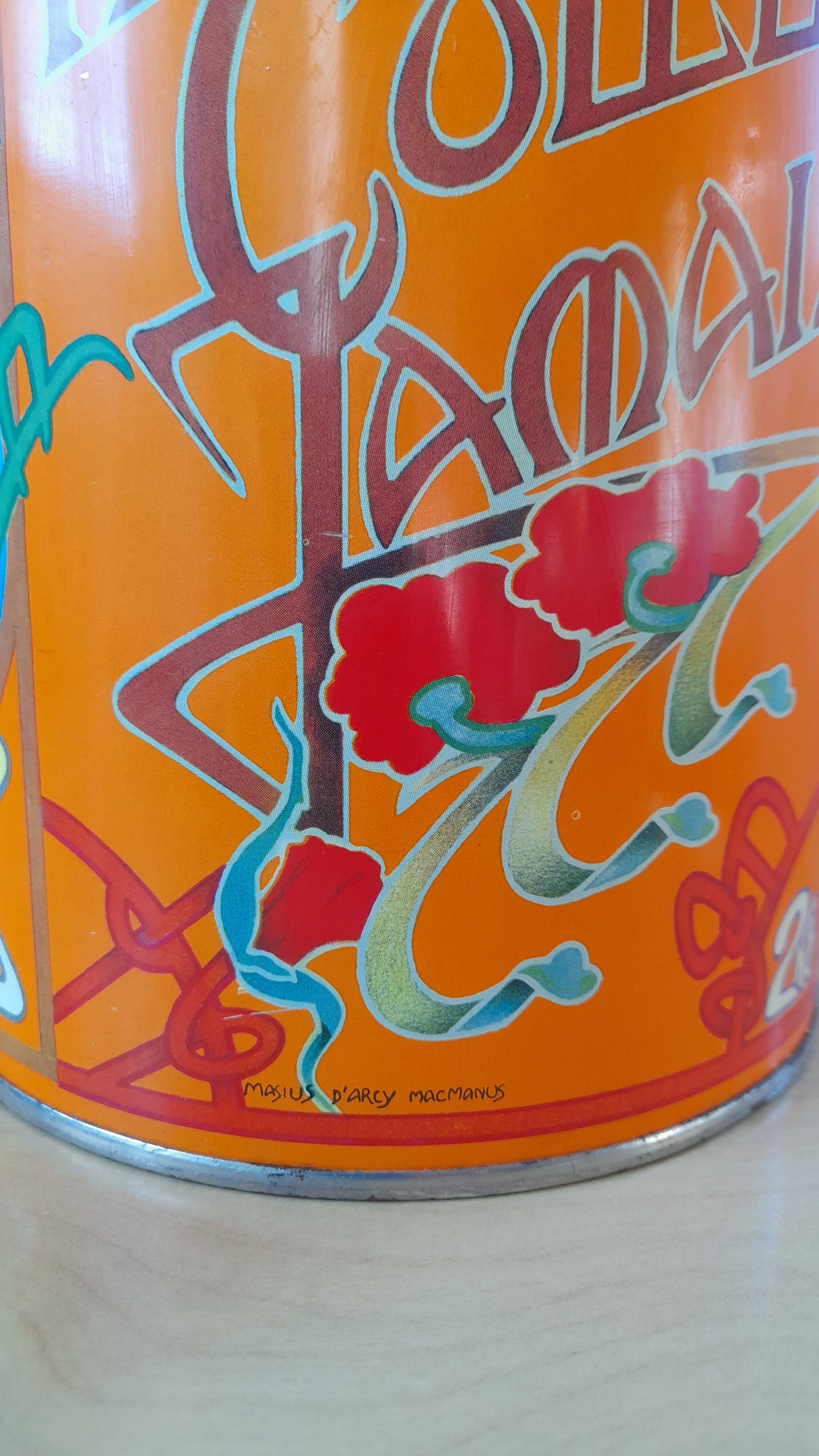 Advertising metal box