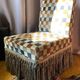 Nap fringe heating chair. III / velour ska 70's Top deco