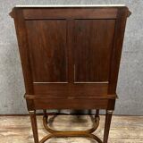 Bonheur du jour desk in Louis XVI style in precious wood marquetry circa 1850