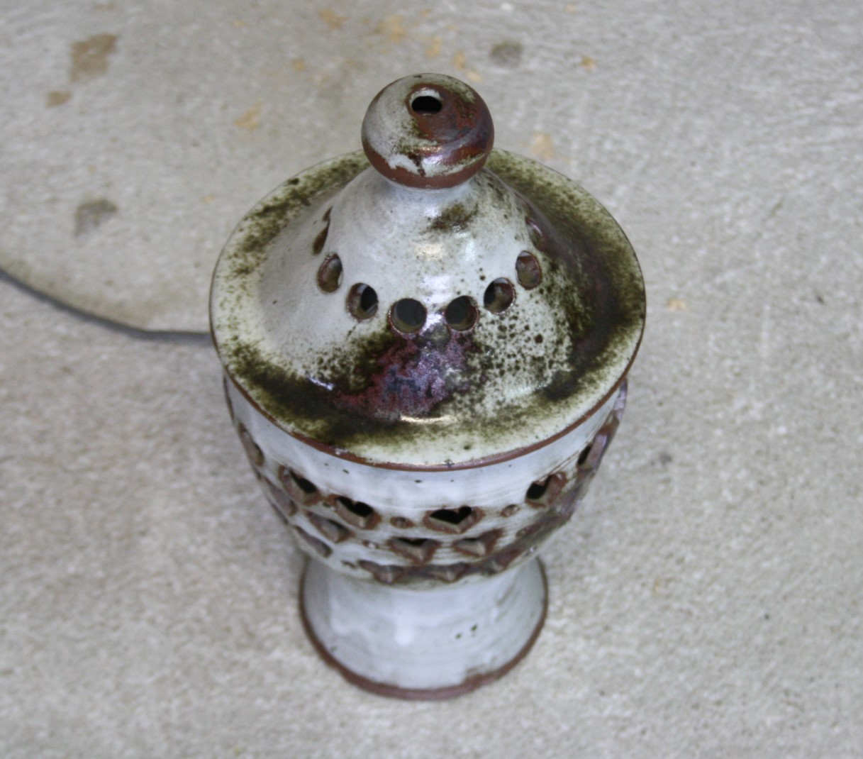 Lamp signed Thierry and Chantal Robert