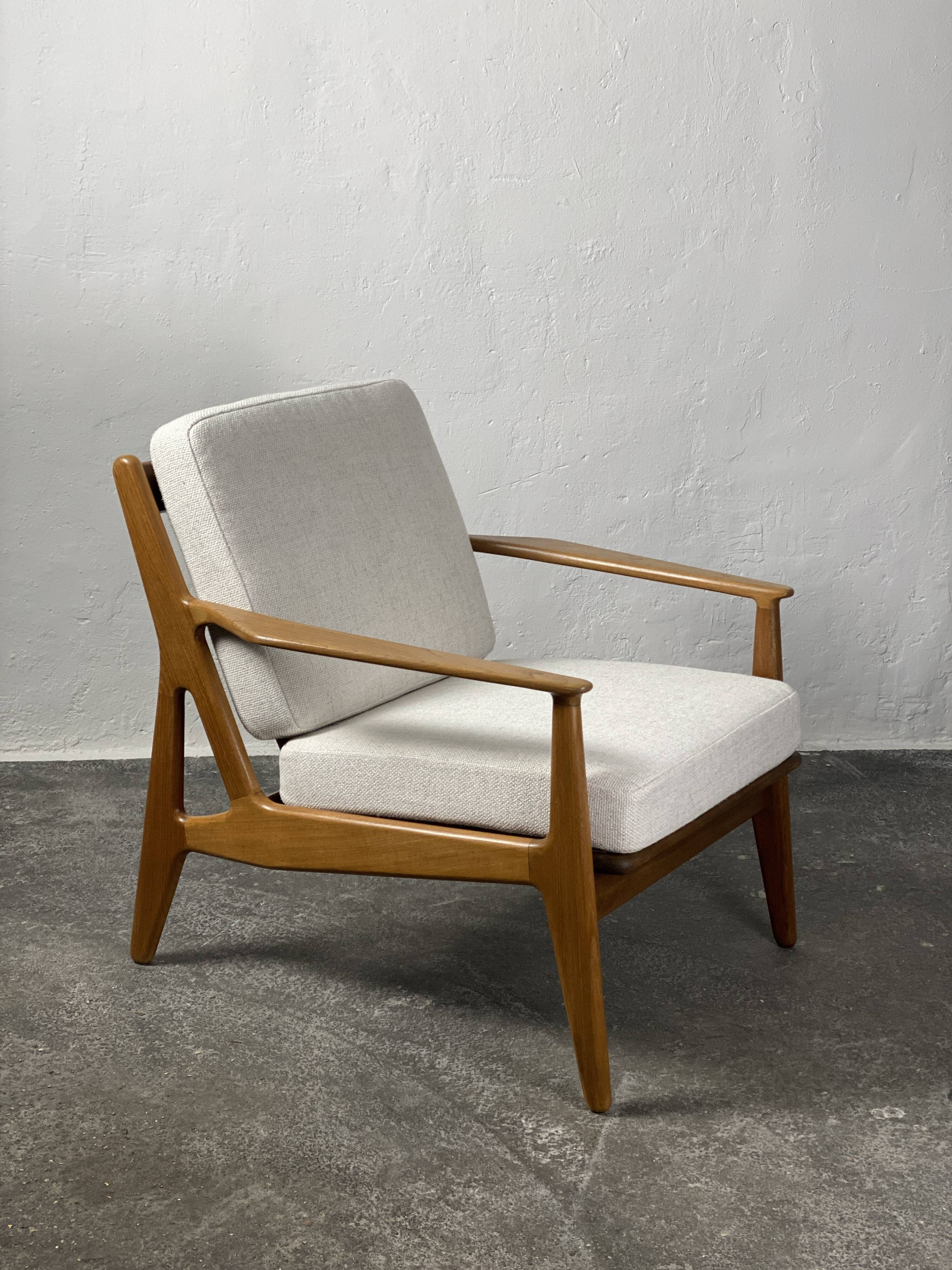 Lounge Chair Arne Vodder – Model No. 6 – Teak – Denmark, 1960s
