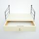 White String shelving system with drawer element and ladders by Kajsa & Nisse Strinning, 1940s