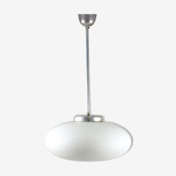 Mid-century Italian Oval Opaline Lamp