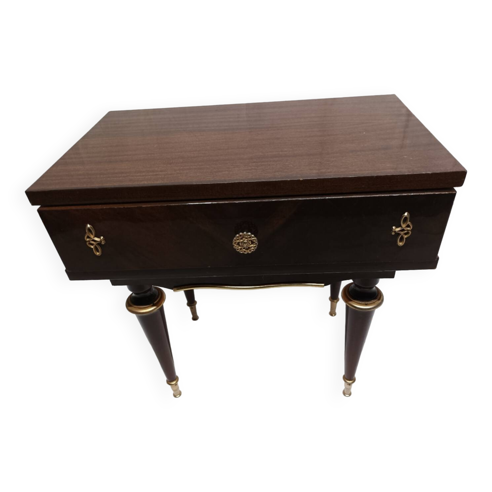 Vintage lacquered nightstand