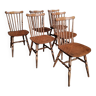 Set of 6 vintage Baumann bistro chairs model Tacoma Menuet