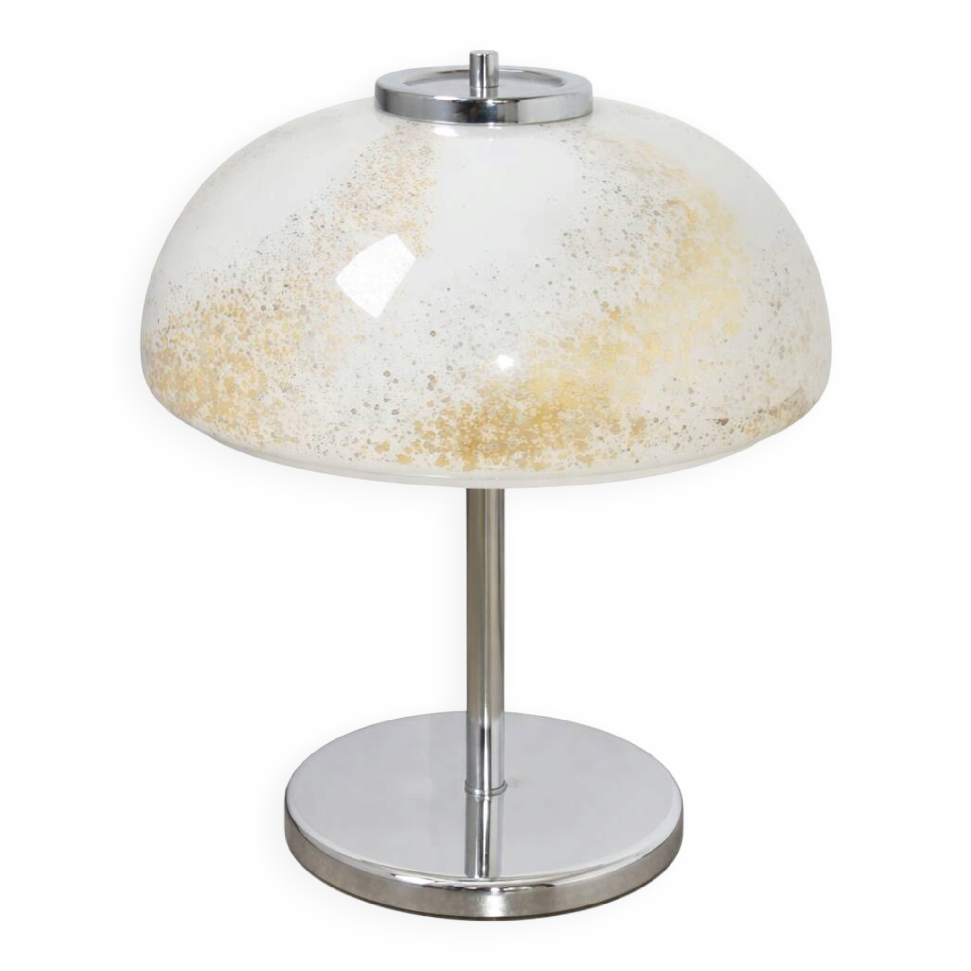 Art Deco table lamp – 1960s, wood and metal, E27