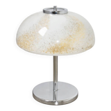 Art Deco table lamp – 1960s, wood and metal, E27