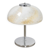 Art Deco table lamp – 1960s, wood and metal, E27