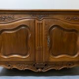 openwork Provençal credenza in walnut of the eighteenth century