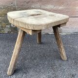 Brutalist rustic farmhouse stool