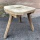 Brutalist rustic farmhouse stool