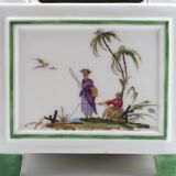 Square Limoges porcelain planter by Raynaud