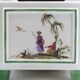 Square Limoges porcelain planter by Raynaud