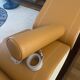 Luxury saddle leather lounge chair