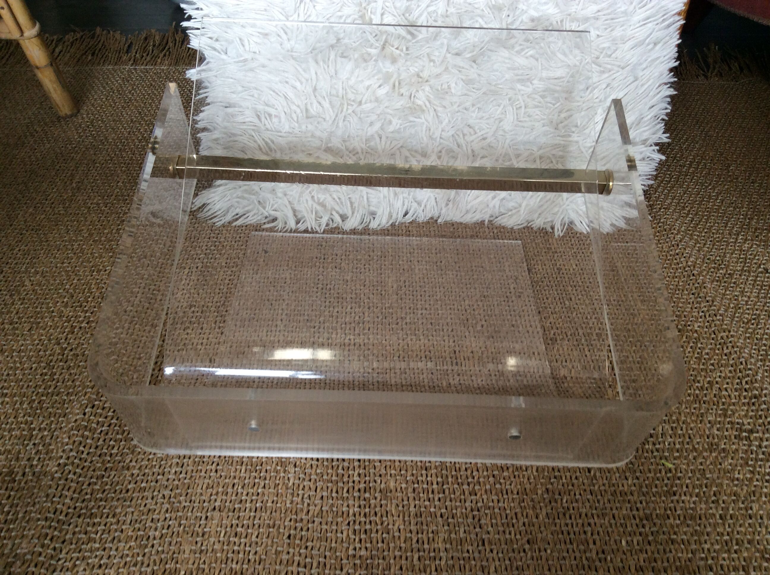 Plexiglas magazine door