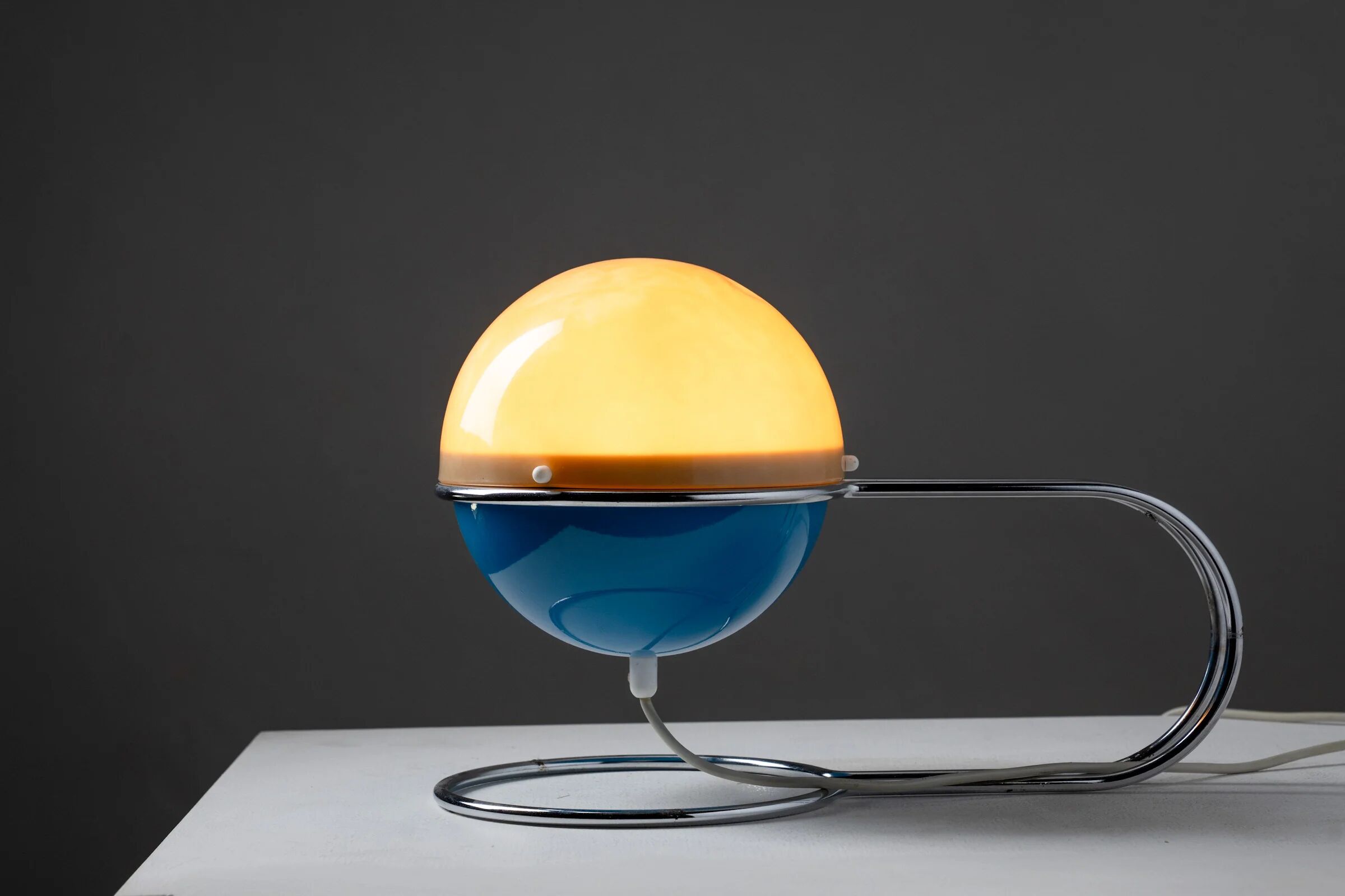 Lampe de table Space Age "Formland" bleue par Sidse Werner et Leif Alring pour Fog & Mørup