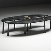 Table basse en fer brutaliste de Thomas Serruys, Belgique, 2019