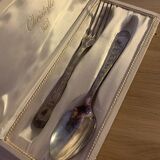 Set of 2 Christofe patterned cutlery