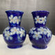 Paire de vases vintage en grès estampillés