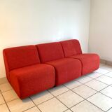 Set of 4 vintage modular easy chairs