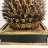 Pair of pineapple palm tree lamps
