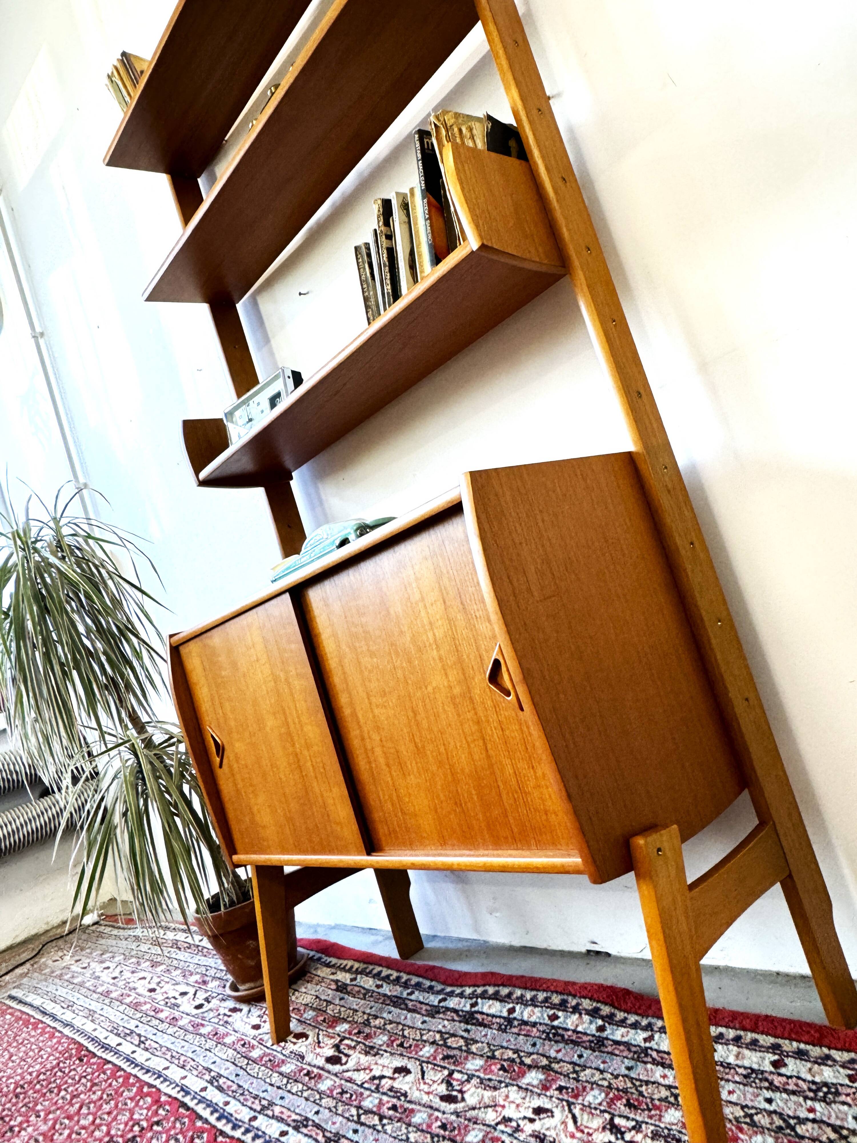 Modular free standing shelves, norway 1960s/1970s, vintage