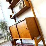 Modular free standing shelves, norway 1960s/1970s, vintage