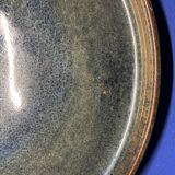Assiette en faïence bleue