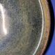 Blue earthenware plate