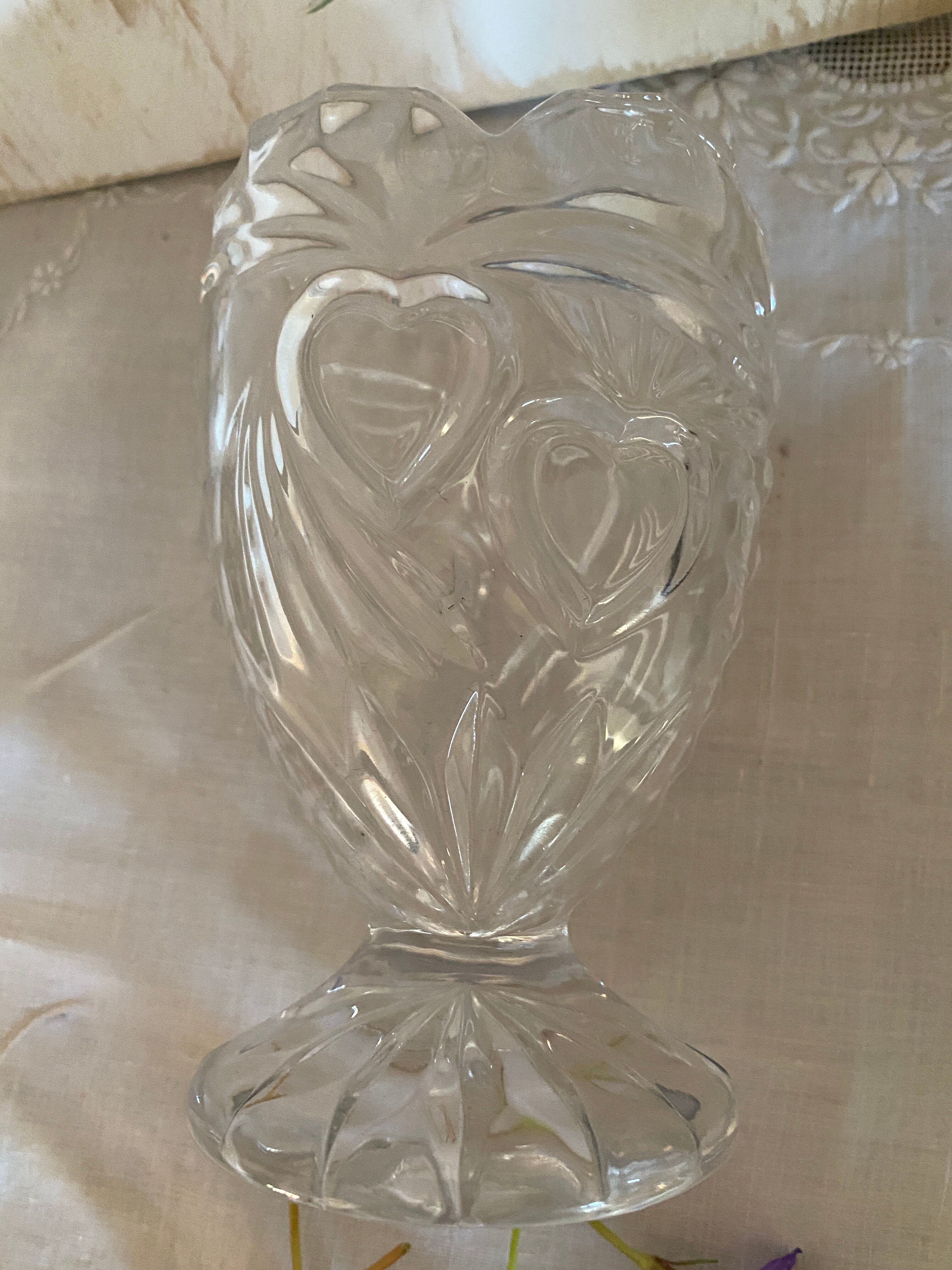 Original antique crystal vase