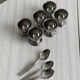 6 silver-plated metal egg cups