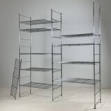 Étagère modulable en métal par niels gammelgaard, 1980s