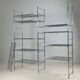Modular metal shelving unit by Niels Gammelgaard, 1980s