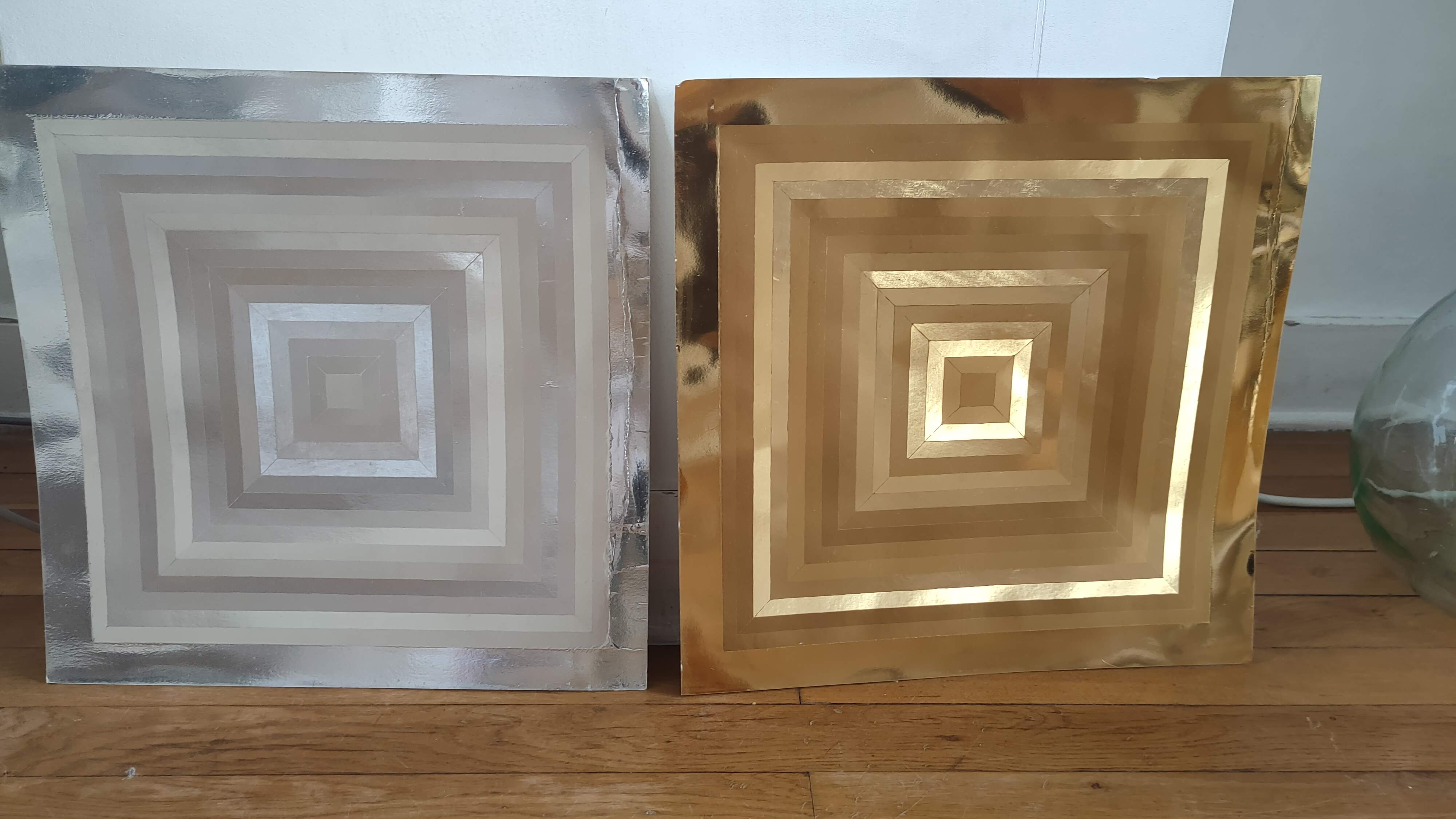 Two kinetic posters design 70s