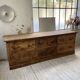XXL walnut silk loom furniture from the 50s