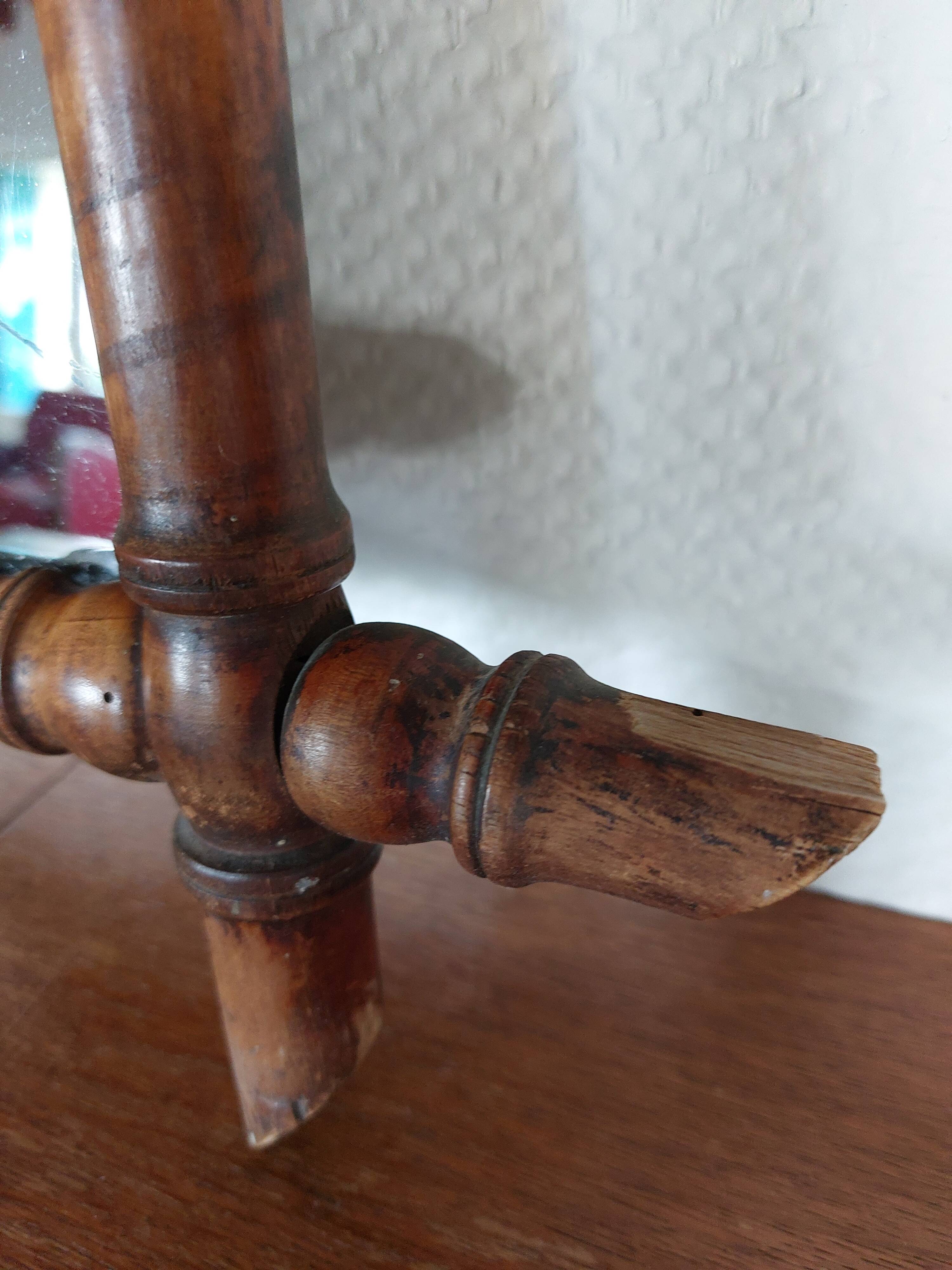 small bamboo mirror, 44 by 39