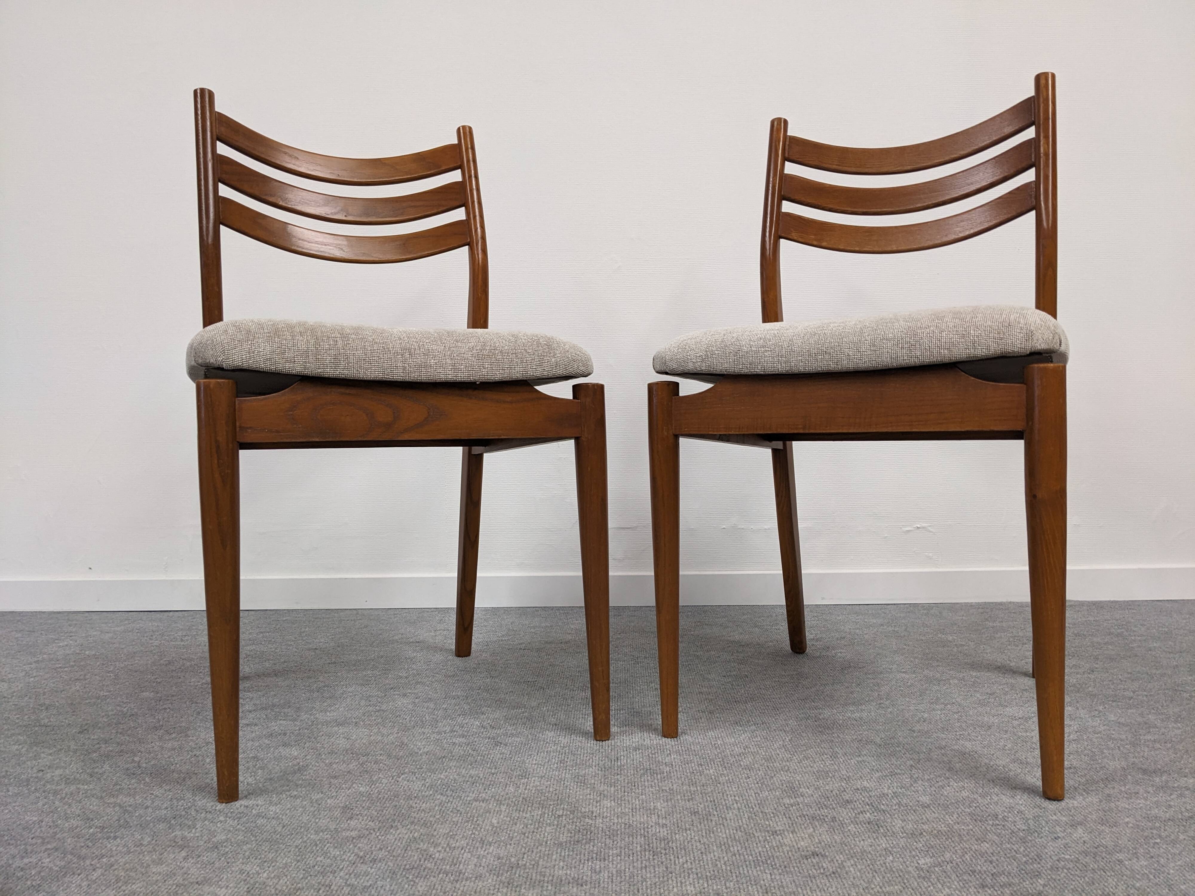 Paire de chaises vintage des années 50/60