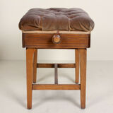 Antique piano stool