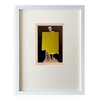Mercurio - Collage sur carte postale