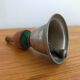 Vintage metal bell and wooden handle