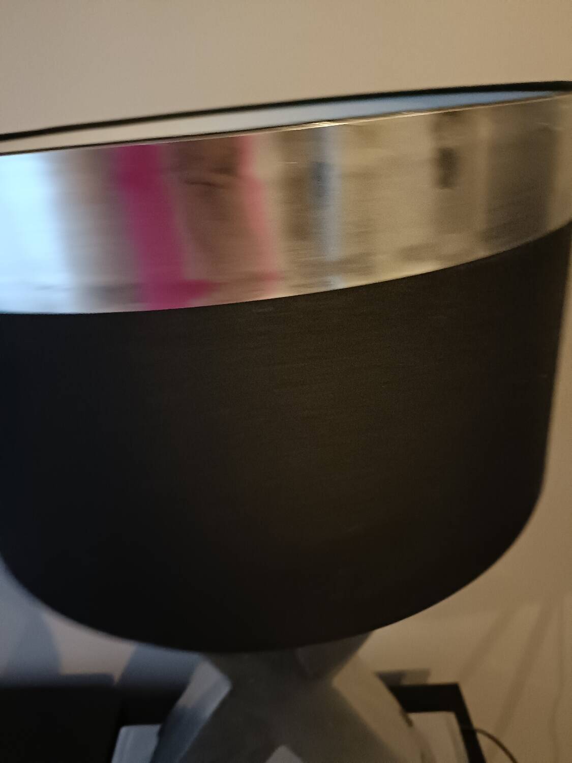 Lamp in X, cross, steel, design