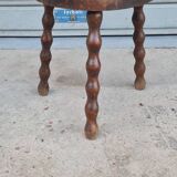 Solid wood tripod stool