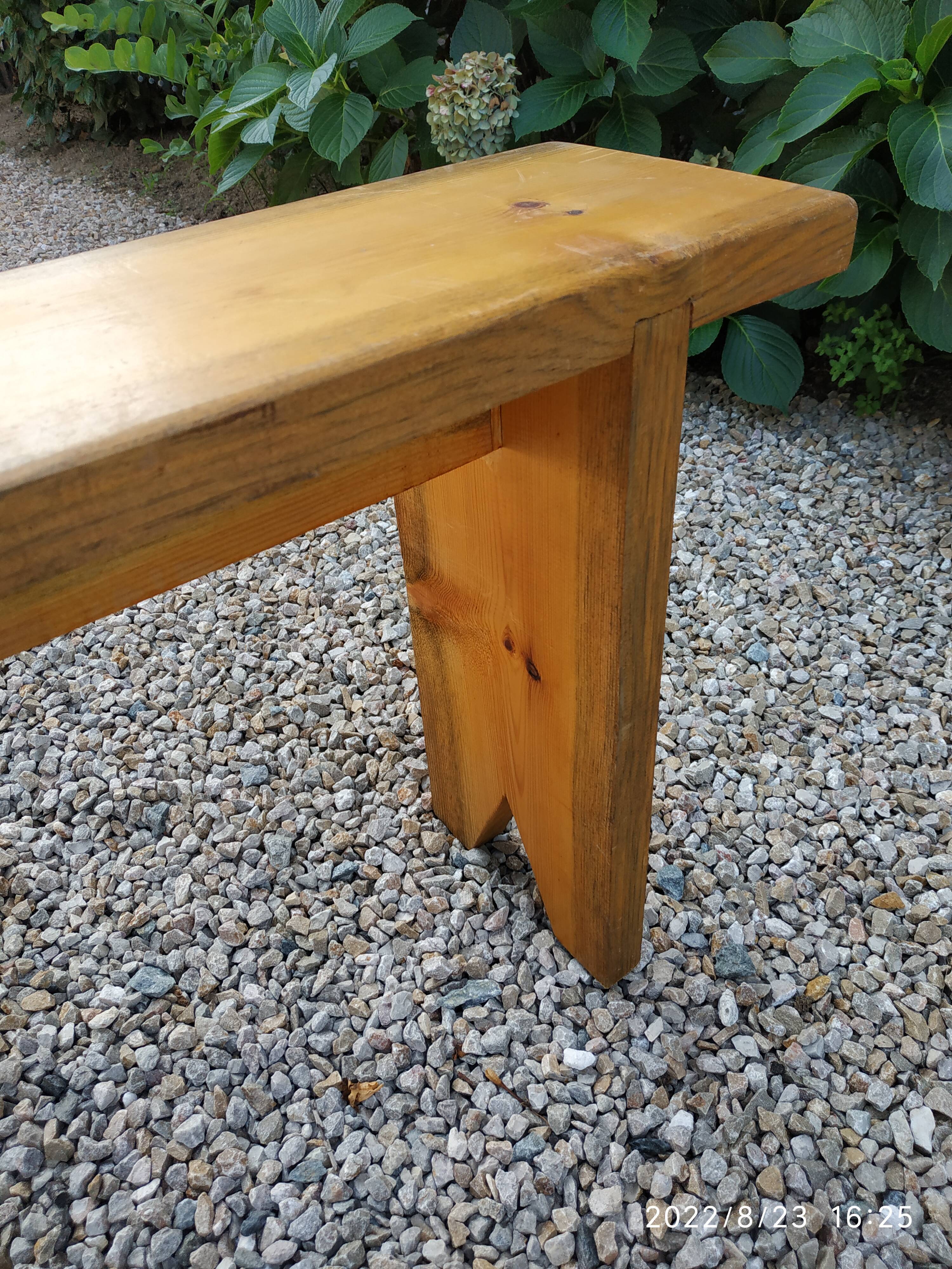 Wooden bench
