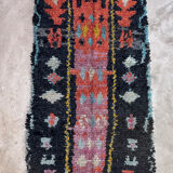 Berber carpet Boucherouite 126 x 269 cm