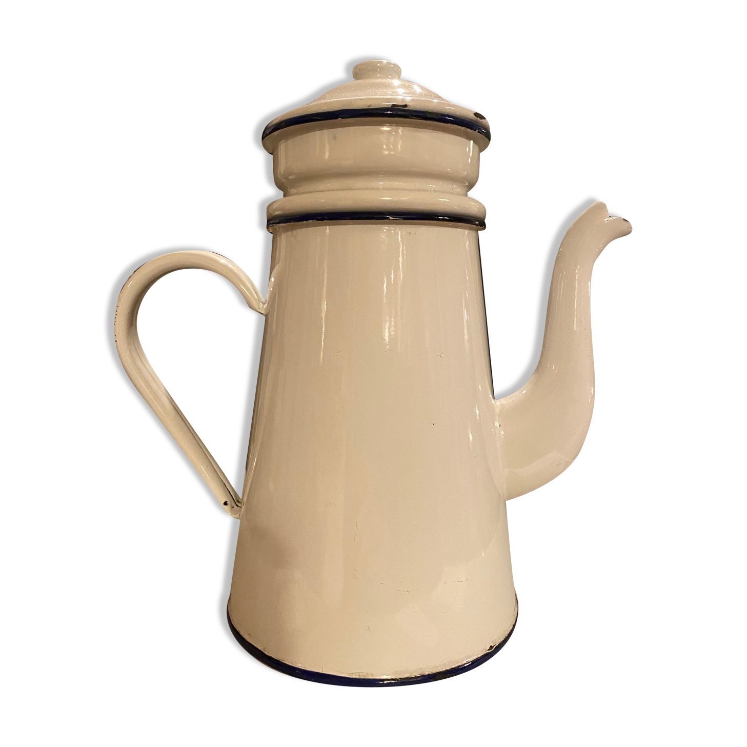 Enamelled coffee maker