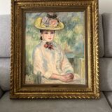 Oil on canvas by Lain, reproduction by A. Renoir