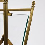 Neoclassical magazine rack by Maison Jansen, France, 1950s.