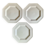 3 Johnson Brothers England Beaded Dessert Plates